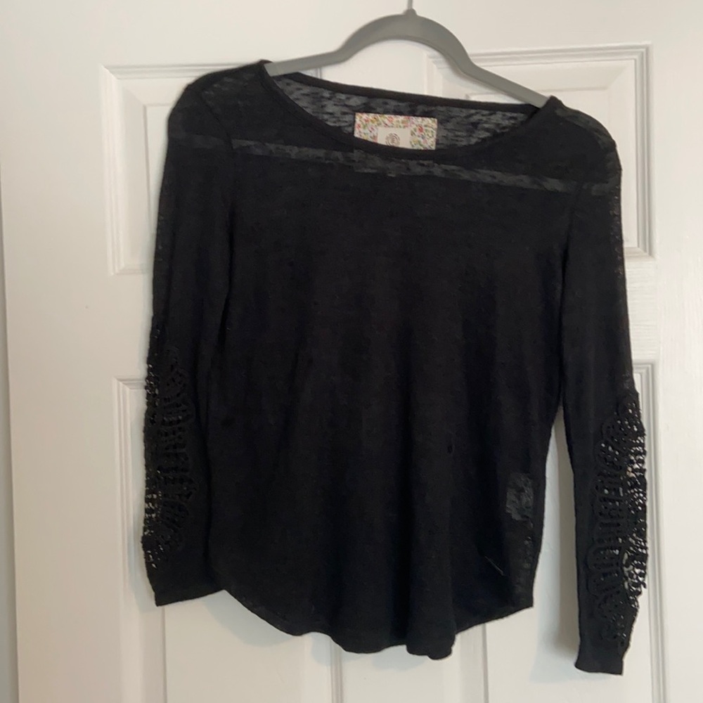 Element casual black top